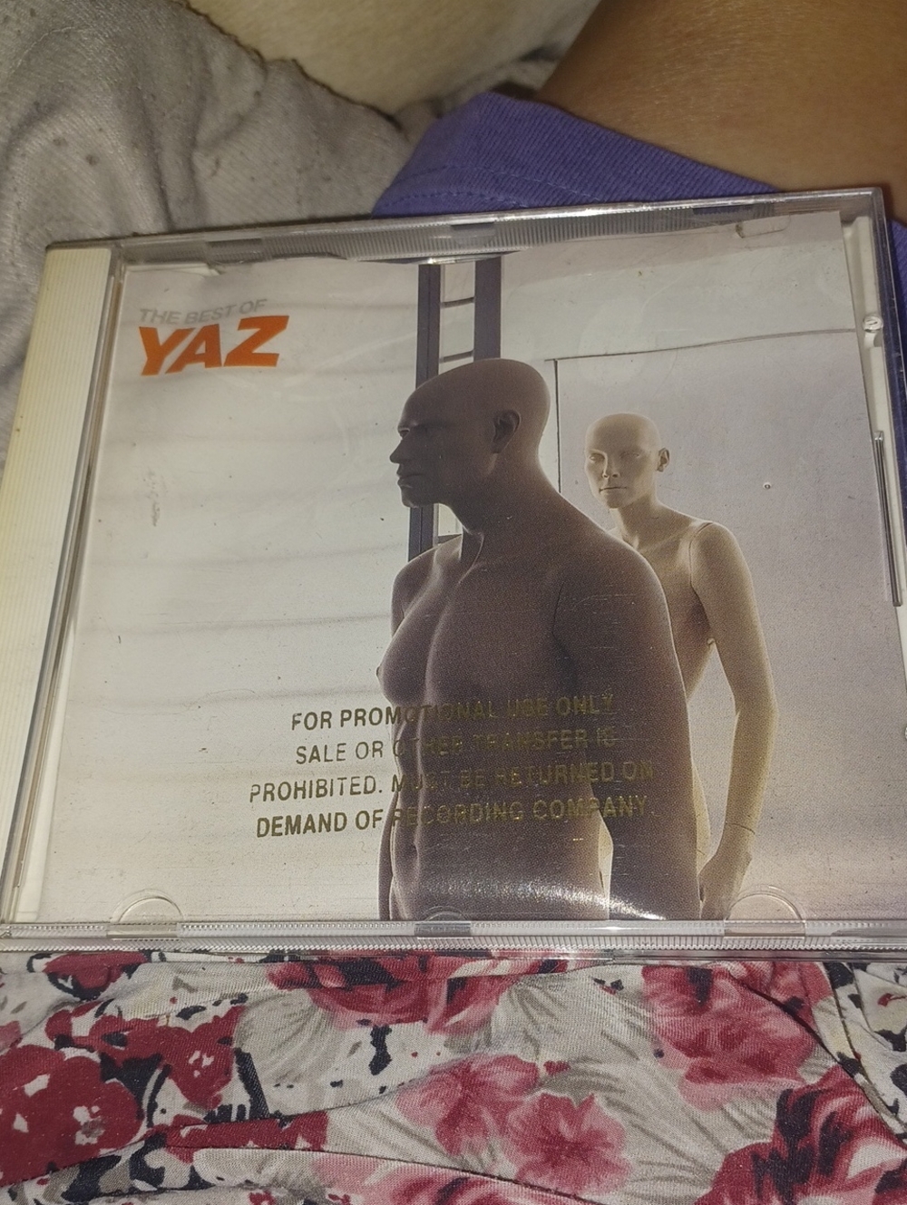 The Best of Yaz CD — Beige Mannequin Cover